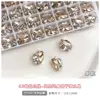 K9 Nova Nail Art Rhinestones Redondos Azul Lago Ultra Brilhantes, Rhinestones Triturados, Rhinestones Empilhados, Preenchimento de Rhinestones, Decorações Azuis para Nail Art de 33 Facetas