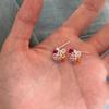 Nuevos Pendientes Colgantes de Dopamina Color Plata 2024 para Mujer, Diseño Versátil y Elegante, Pendientes de Nicho