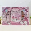 Set de Cuaderno con Candado de Contraseña Pu de Sanrio Bolso Boutique de Gama Alta que Calienta el Corazón Caja de Regalo Papelería para Niños Regalos Premios