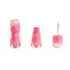 Yueshunxing Tubo Personalizado de Boca de Hongo con Degradado para Brillo de Labios Tubo Vacío 3ml Forma de Gota de Agua Botella de Pared Gruesa para Brillo de Labios Tubo para Brillo de Labios