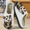 Chinelos de Algodão para Homens e Mulheres, Chinelos Quentinhos de Casa com Desenhos Fofos, Chinelos Estampados de Comércio Exterior, Dropshipping Pod Cross-Border Jit