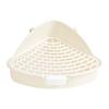 Inodoro para Conejo Mascota Inodoro Triangular para Animales Pequeños Inodoro para Hámster Castaño de Alta Capacidad Orina No Atascada Inodoro para Chinchilla
