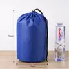 Bolsa de Nylon a Cuadros con Cordón Bolsa Cilíndrica con Cordón Bolsa de Almacenamiento para Chaqueta de Plumas Bolsa con Cordón Bolsa Organizadora de Viaje Bolsa de Empaque