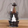 Directo de Fábrica Mano de Buda Guanyin quemador de incienso decoración cerámica vintage Buda quemador de incienso de reflujo Loto Sansheng original