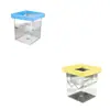 Nuevos accesorios prácticos para acuarios para criar peces: incubadora de peces guppy, caja de cría, caja de aislamiento, incubadora de peces tropicales y dispositivo de desove