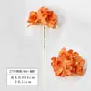 Flor de hortensia artificial de seda de un solo color para decoración de bodas, material de fondo y paisajismo de paredes florales