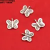 Tailandia Chiang Mai Accesorios de Plata Hechos a Mano Vintage Cuentas de Plata Esterlina Antigua Accesorios de Tubo Curvado Material para Manualidades con Cuentas Hechas a Mano