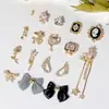 LZ Nueva Joyería de Circonita para Arte de Uñas Alas de Pegaso Perla Unicornio Oscuro Lazo Borla Material de Decoración de Uñas