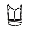 Ygm Ropa Interior de Cuero Transfronteriza Sm Hueca Accesorios para Vestir de Mujer Ceñidor de Cintura Encanto Femenino Accesorios para Discoteca Juguetes