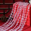 Adereços de Decoração de Casamento Guia de Palco Pingente de Cristal Acrílico Cortina de Cordão de Contas de Cristal Imitação DIY Cortina de Porta Divisória