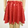 Vestido de Performance para Menina Saia de Sol com Bolinhas de Lantejoula Saia de Cheerleading Saia Adulta