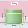 Pote de Creme PP Fosco 100G-250G Pote para Creme Cosmético Máscara de Argila Pote Dispensador de Pomada Pote de Creme de Camada Dupla
