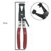 Braçadeira de tubo de água de automóvel braçadeira de tubo tipo garganta reta braçadeira de feixe de tubo braçadeira de banda dobrável braçadeira braçadeira alicate de fixação