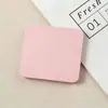 Espelho Pequeno Dobrável Rosa Personalizado, Espelho de Bolso Mini Ampliador Portátil de Dupla Face, Espelho de Maquiagem