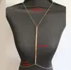 Cadena corporal de perlas para novia, cadena de espalda para suministro de comercio exterior, cadena corporal de perlas para mujer, colgante de gota de agua, exquisita cadena de cintura de pedrería, cadena de espalda