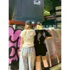 Calça Casual Estilo de Rua Y2K Tendência Estampa Retro Exportação Transfronteiriça Nova Versátil Solta Reta Longa