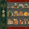 Ímã de Geladeira Acrílico de Cidade Chinesa Adesivo Magnético Adesivo Magnético Lembrança Presente Decorativo Cultural e Criativo Adesivo de Geladeira Personalização