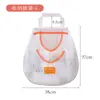 Bolsa de pendurar para armazenamento de banheiro para uso doméstico, bolsa de rede de armazenamento de roupas de malha respirável de camada dupla, bolsa de armazenamento de pendurar de grande capacidade para trás da porta