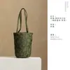 Bolsa de almacenamiento para juego de té de algodón tejido, bolsa cilíndrica gruesa para viaje, bolsa de ceremonia de té de tamaño grande para maestros de té