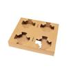 Porta Copos de Papel para Café, Porta Copos de Chá de Leite Simples/Duplo/Quatro Copos, Porta Copos de Papel Ondulado, Material Ecológico, Papel Biodegradável para Bebidas Quentes