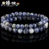 21/19/17cm Tamanhos 6/8mm disponíveis Ágata Malaquita Sodalita etc. pulseiras de materiais diferentes atacado