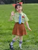 0515 Conjunto de Camisa de Verano de Manga Corta para Niños Atuendos para Actuación de Junio 5 2026 Niños y Niñas Estilo Academia Uniformes Escolares Uniformes de Jardín de Infancia