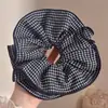Goma para el pelo estilo perezoso francés de intestino grueso para mujer, elegante, tamaño grande, para coleta baja, cuerda para el pelo, goma de pelo, accesorio para el pelo de alta gama, banda elástica