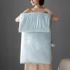 Áustria Lf Lenzing Tencel Conjunto de Colcha de Verão de Quatro Peças Cor Sólida Lyocell Colcha de Ar Condicionado Refrescante de Verão Colcha de Seda Gelada