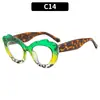 Moda Europea y Americana Nuevas Gafas de Sol Ojo de Gato, Elegantes y Versátiles de Moda Exageradas para Mujer, Protección UV, Gafas Estilo Ins