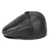 Gorra Forward para Hombre de Mediana Edad y Ancianos, Engrosada y Cálida, Protectora de Orejas, Hebilla Grande, Gorra tipo pico para Papá y Abuelo, Estilo Nacional Retro