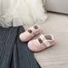 Zapatos de Princesa Estilo Coreano para Niñas 2026 Primavera Nueva Moda Zapatos de Piel para Niños Zapatos Deportivos Casuales Suaves para Bebé