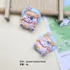 Accesorios de Resina para Manualidades de Dibujos Animados Hamburguesa Espuma Marina Pegamento de Crema Hecho a Mano Pinzas para el Cabello Gomas para el Cabello Fundas para Teléfono Colgantes Accesorios de Joyería