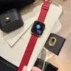 Pulseira de Couro Genuíno com Padrão Lichia Adequada para Apple Watch iWatch 11ª Geração 10/987Ultra/Se