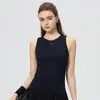 Chaleco Deportivo de Manga Corta para Mujer, Nuevo, de Secado Rápido, para Yoga, Pilates, Entrenamiento, Running, Bádminton, Top de Fitness