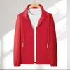 Chaqueta Softshell Fina para Exteriores para Grupo Ropa de Trabajo Personalizada Impermeable Cuello Alto de Negocios Chaqueta de Trabajo Estampar LOGOTIPO