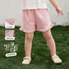 [Precio de Liquidación] Pantalones Cortos de Algodón para Niña Verano Pantalones Casuales para Bebé con Volantes Ropa de Verano Delgada para Niños