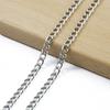 Corrente de Cintura de Ferro Corrente de Fio Quadrado 1.4 Corrente Cruzada Pulseira DIY Colar Acessórios para Roupas Acessórios de Joias DIY