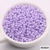 Super tamaño 3mm uniforme crema nacarada cuentas de arroz de vidrio hechas a mano DIY pulsera borla manualidades material de cuentas sueltas