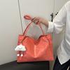 Bolso Tote de Cuero Suave de Gran Capacidad, Moderno y Elegante, Verano 2025, Nuevo, Bolso Casual con Estilo, Bolso Tote de Hombro/Axila