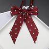 Polo Lazo de Puntos Cuello de Mujer Flor Uniforme Japonés Uniforme Escolar Camisa de Uniforme Escolar Traje Slayer Estilo Académico Lazo Libre Uniforme Escolar Yugen