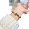 Madera de áloe Yingbi Jaspe Natural Jade Hetian Diseño de Estilo Antiguo Olas Tranquilas y Suaves Nicho