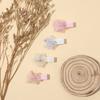 Accesorios para el cabello para niños transfronterizos, horquilla de malla sencilla para niña con flores, horquilla de estilo dulce, joyería para el cabello para bebé, tocados