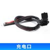 Fio Silicone Especial Macio 10Awg Universal Tipo-T Veículo Elétrico Fio de Cotovelo Espessado Bateria de Lítio Alta Potência Soquete Fêmea Cobre Puro