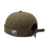 Primavera e Outono Novos Chapéus Beanless Melon Hat Floor Man's Street Hip Hop Hats Chapéu Retro Masculino Chapéu Slayer