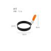 En stock, juego de utensilios de cocina de acero inoxidable 430 para tortillas redondas, de silicona, con mango, modelo de anillo para tortillas.