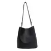 Bolso Cubo Retro Transfronterizo de Gran Capacidad para Mujer Otoño Temprano 2024 Bolso de Hombro Cruzado de Estilo Occidental Simple de Alta Gama
