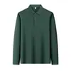 Camisa Polo de Manga Larga Waffle Grueso 5A Antibacteriano con Forro de Polar para Trabajo, Camisa Polo de Grupo con Logo Corporativo Personalizado