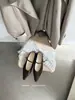 []Zapatos Mary Jane de Puntera Fina Estilo Francés con una Sola Correa de Hebilla y Tacón Bajo, Nuevos Zapatos de Oficina Primavera Temprana 2026