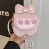 Bolsa Pequena Transfronteiriça Verão 2026 Nova Fofa de Bolinhas com Alto Apelo Estético, Bolsa de Ombro Transversal Mini Estilosa com Laço