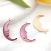YukuMixed 8 Estilos Gota de Óleo Estrela Lua Planeta Gato Charms de Liga DIY Brincos Colar Acessórios de Joias